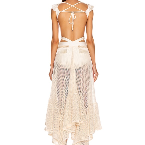 PatBo Ivory Cut Out Beach Dress - Picture 5 of 5